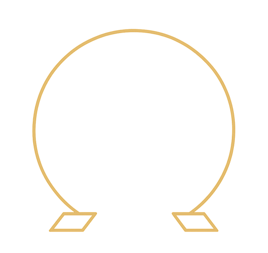 Arco ovalado simple, ideal para fondo floral bodas y eventos 